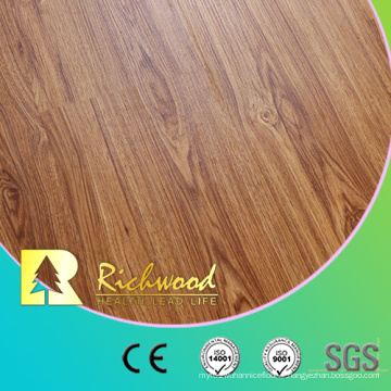 Plancher stratifié imperméable en bois de noix de stratifié en bois de vinyle commercial de parquet